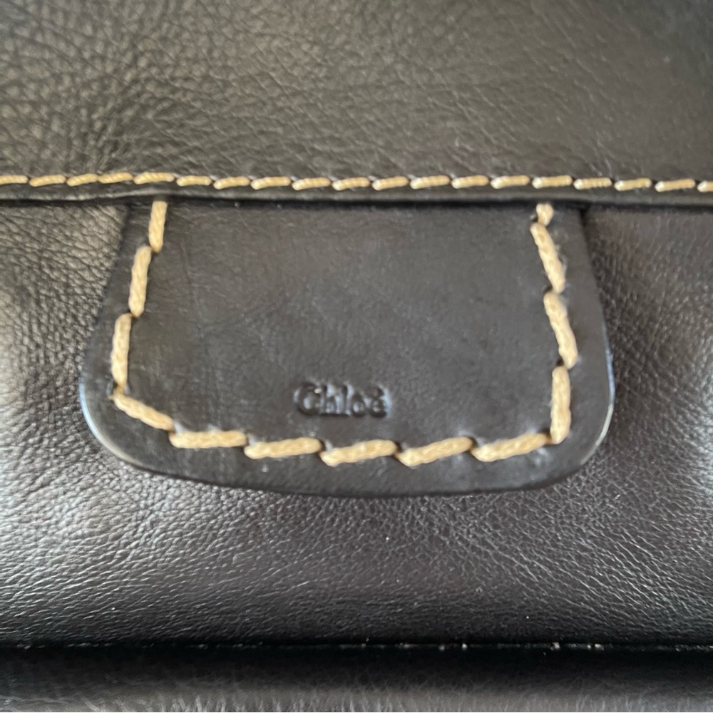 CHLOE EDITH Medium Leather Shoulder Bag - Picture 5 of 15